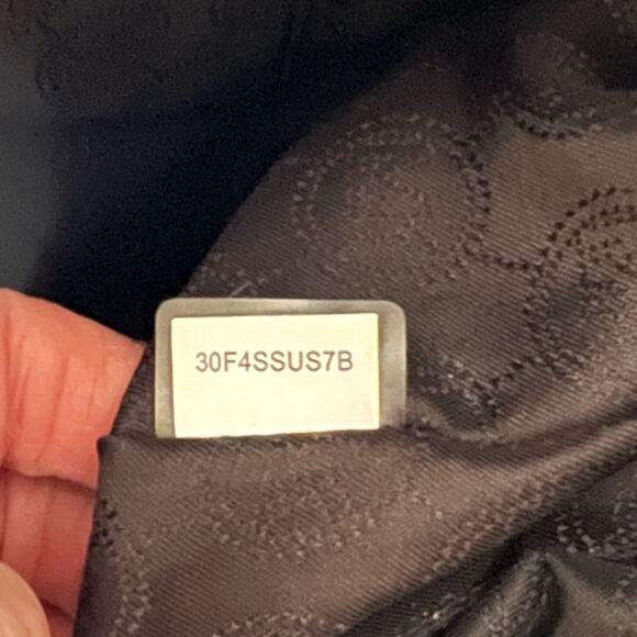 Michael Kors Sutton Satchel Classic Dark Brown/Black with Logo - Picture 3 of 12